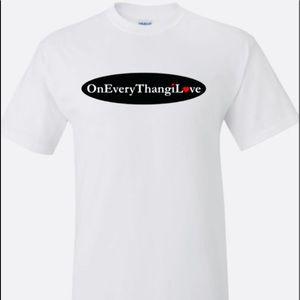 Oneverythangilove logo shirt White XXL